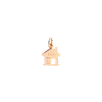 Charm Dodo Symbols in Oro rosa Diamante 0.02 Ct DMC4013-HOUSE-DB09R - DMC4013-HOUSE-DB09R